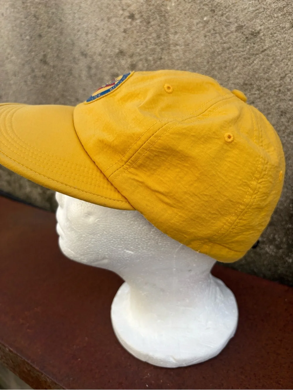 Belief NYC Run Club 6 Panel Hat OSFM Yellow New York Running